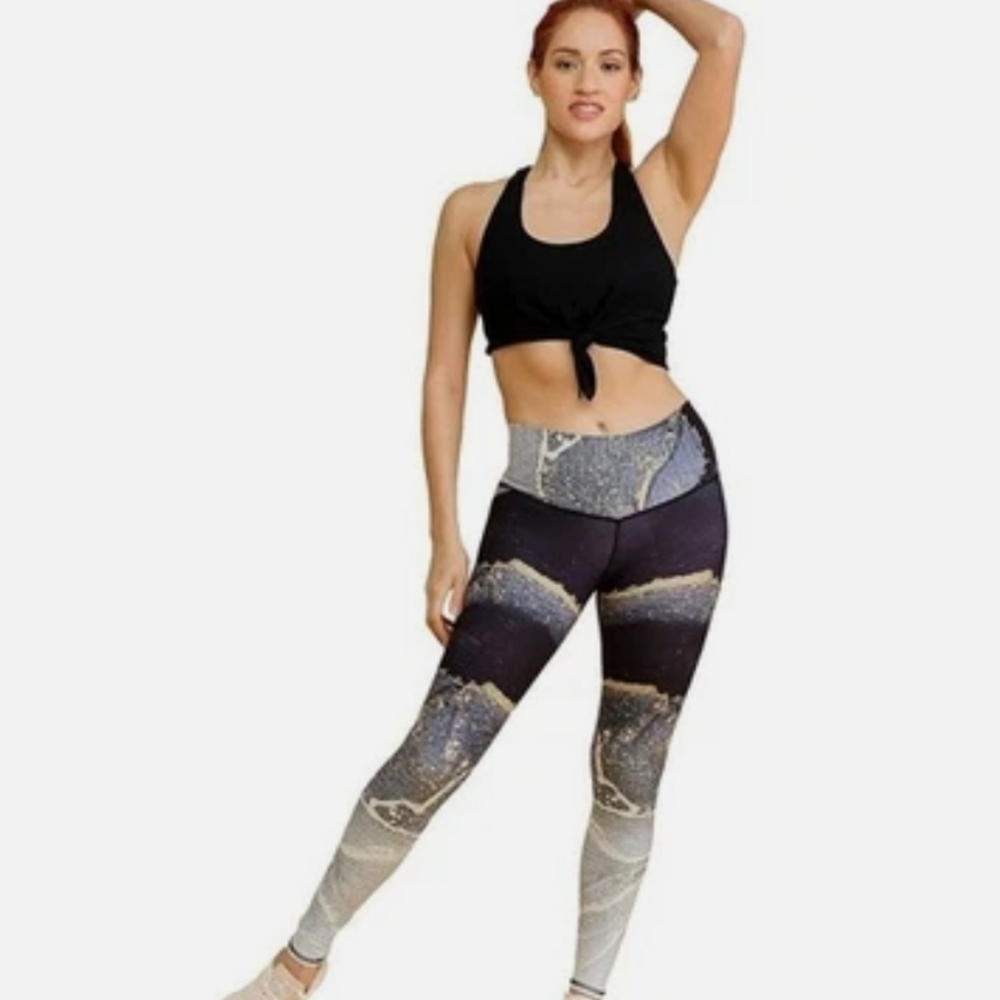 🌒🌙THE ORIGINAL Discontinued Moon Shadow Barefoot Leggings Niyama Sol XS BNWT🏷
